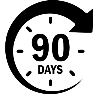 90-day moneyback guarantee